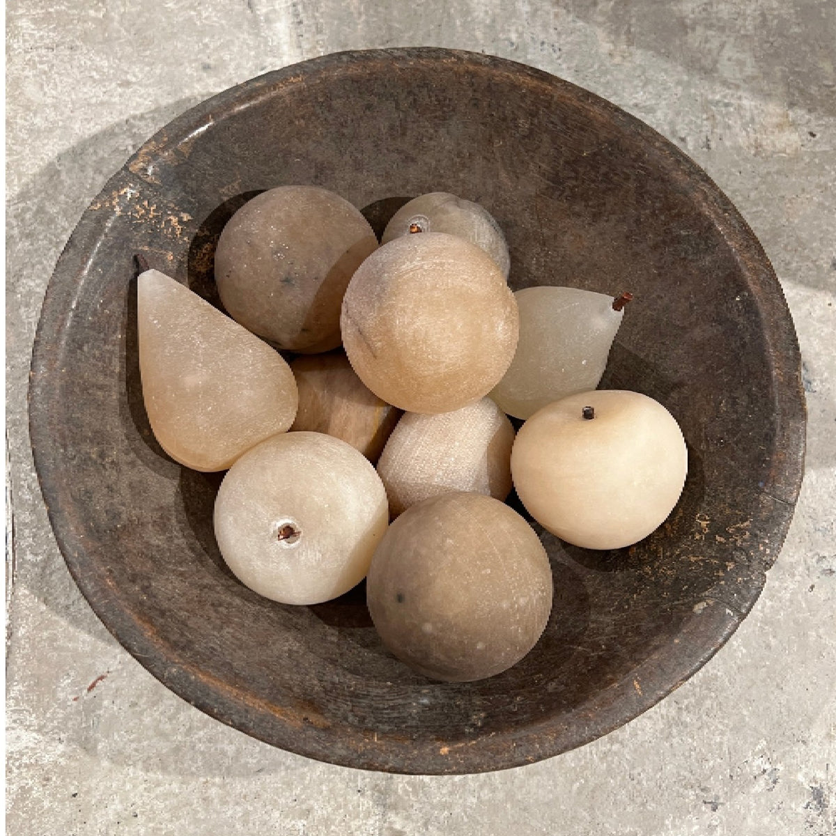 Italian Alabaster Fruit (Set of 10)