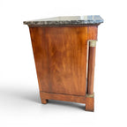 19th Century Empire Marble Top Commode