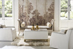 Loire Cocktail Table - French Lacquered White W/Gold