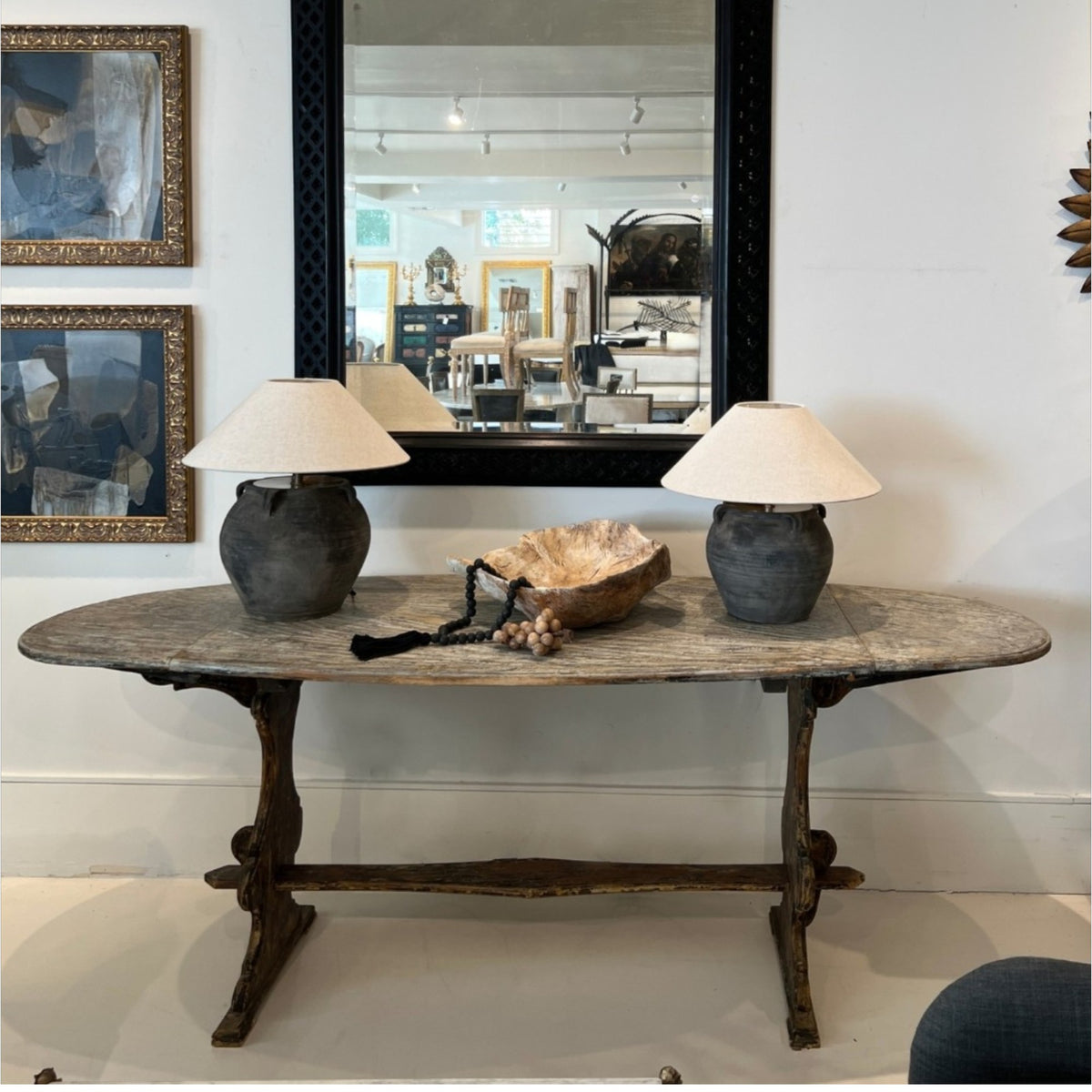 18th Century Swedish Drop Leaf Table