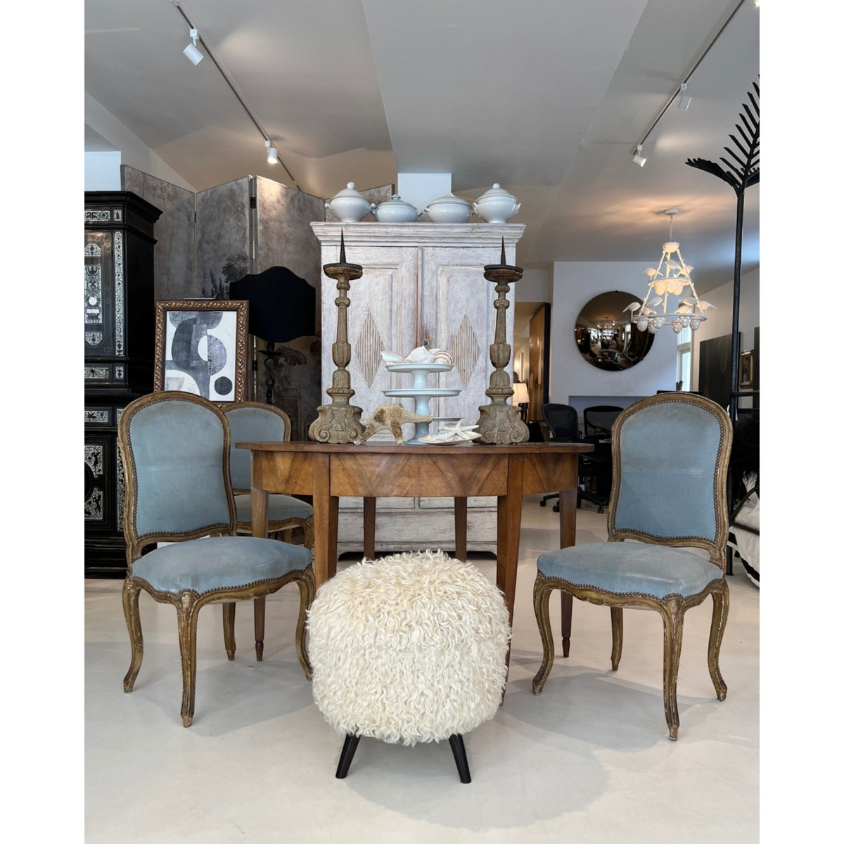 19th Century Walnut Directoire Table
