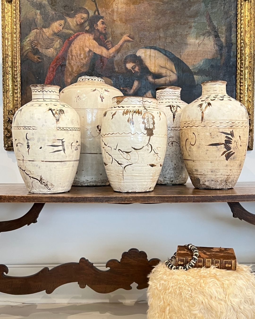 Antique Cizhou Chinese Wine Jar - Medium