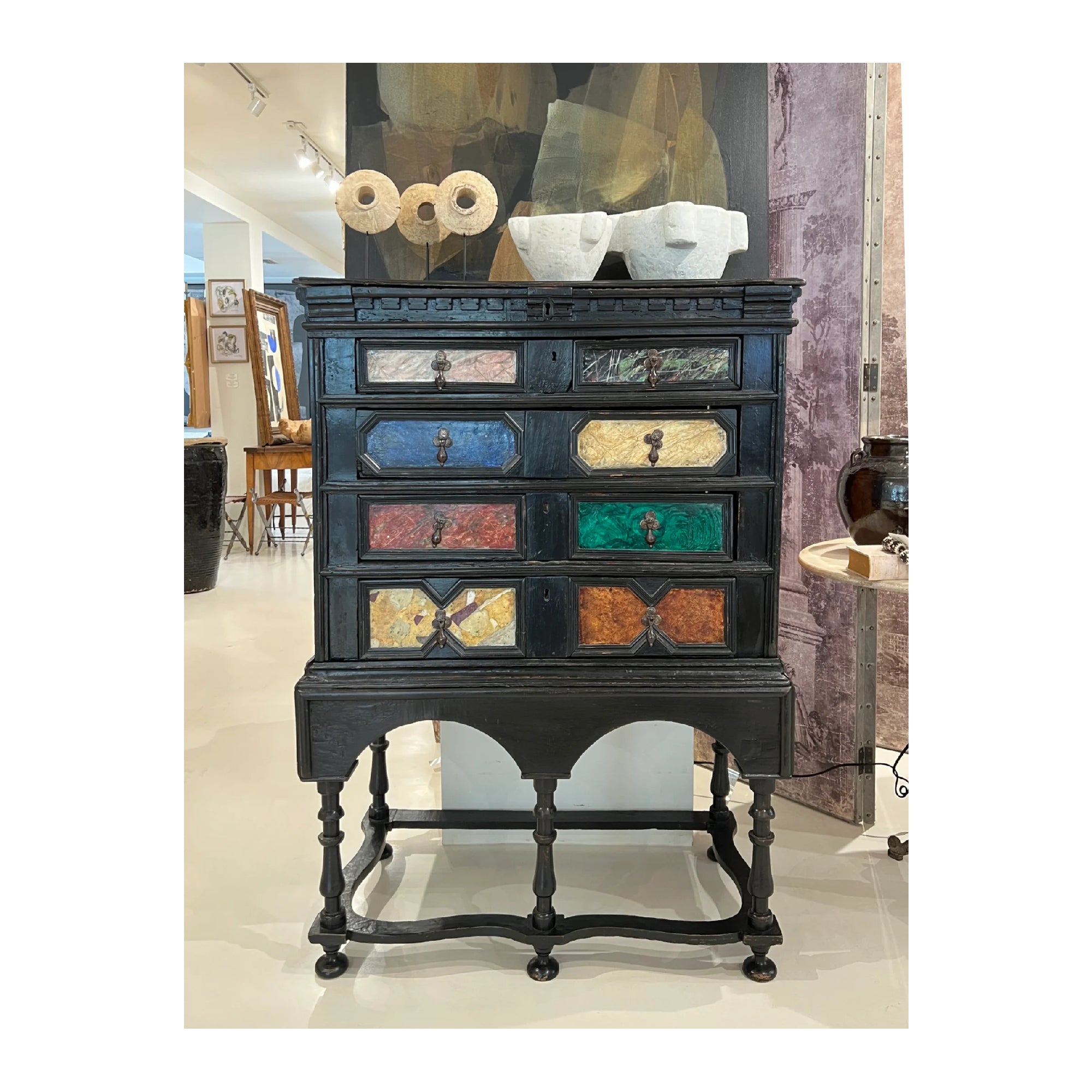 18th Century Italian Chest on Stand
