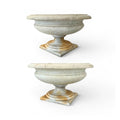 Pair of Tuscan 17th Century Marble Jardinieres
