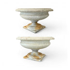Pair of Tuscan 17th Century Marble Jardinieres