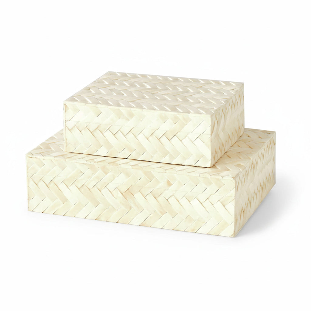 Decorative Braided Bone Box
