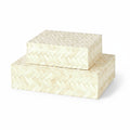 Decorative Braided Bone Box