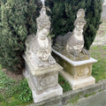 Early 20th Century Pair of Sphinx on Base