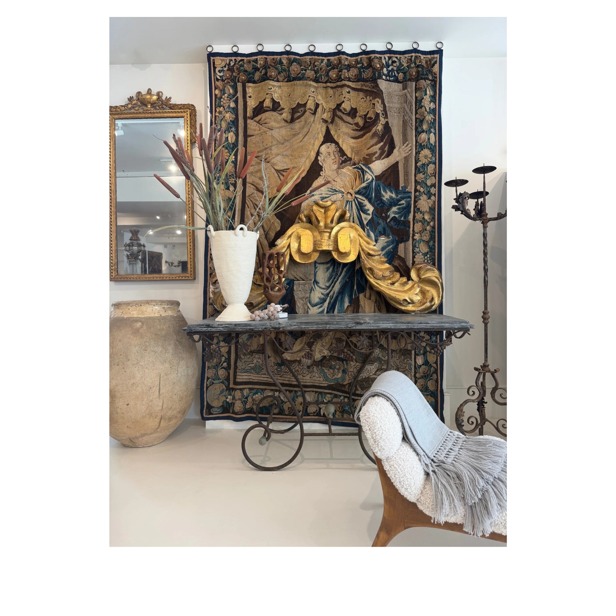17th Century Flemish Baroque Tapestry