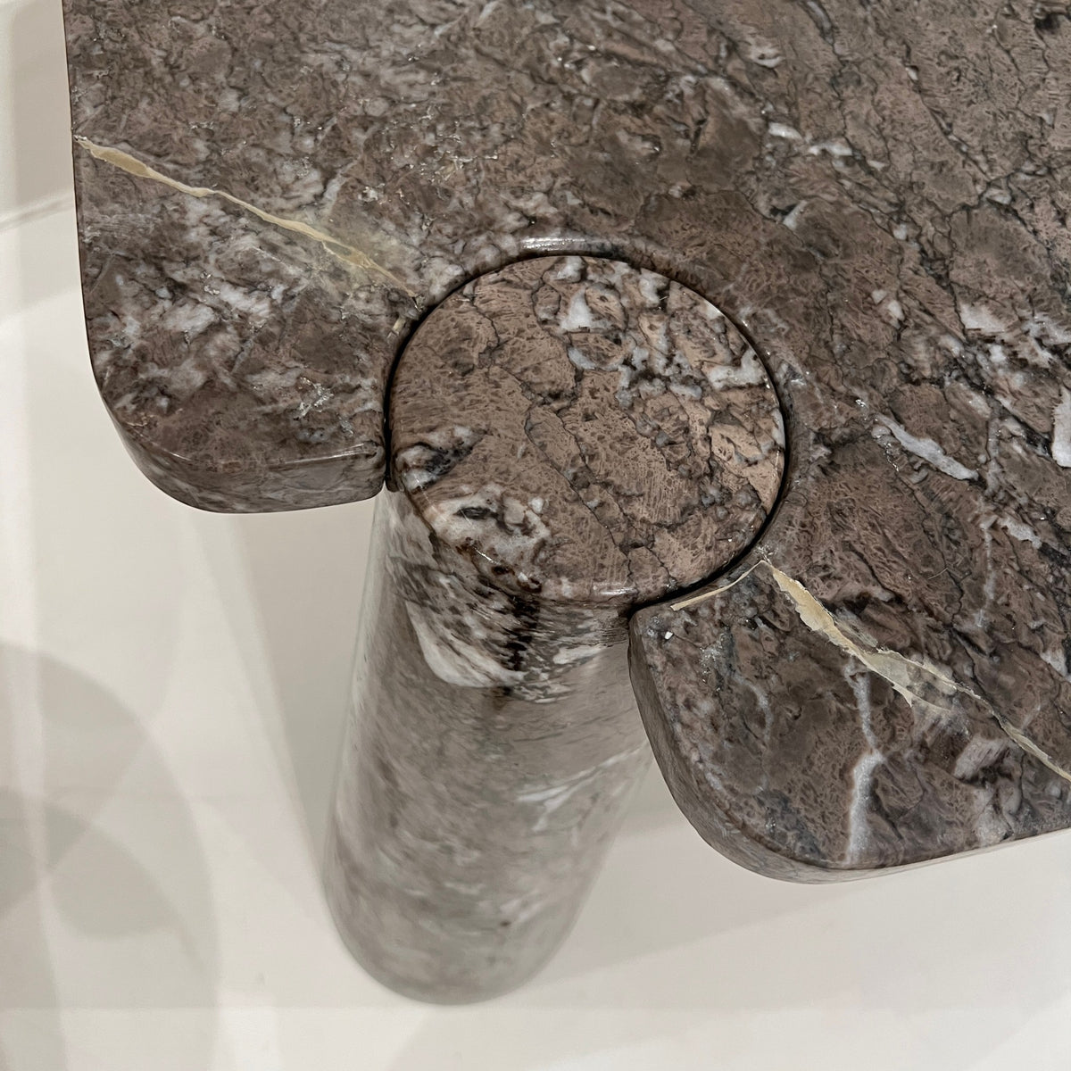 Mid-Century Mangiarotti Marble Dining Room Table