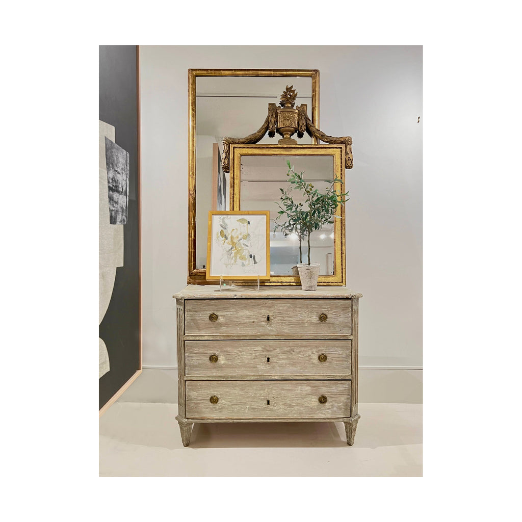18th Century Swedish Gustavian Antique Painted Chest