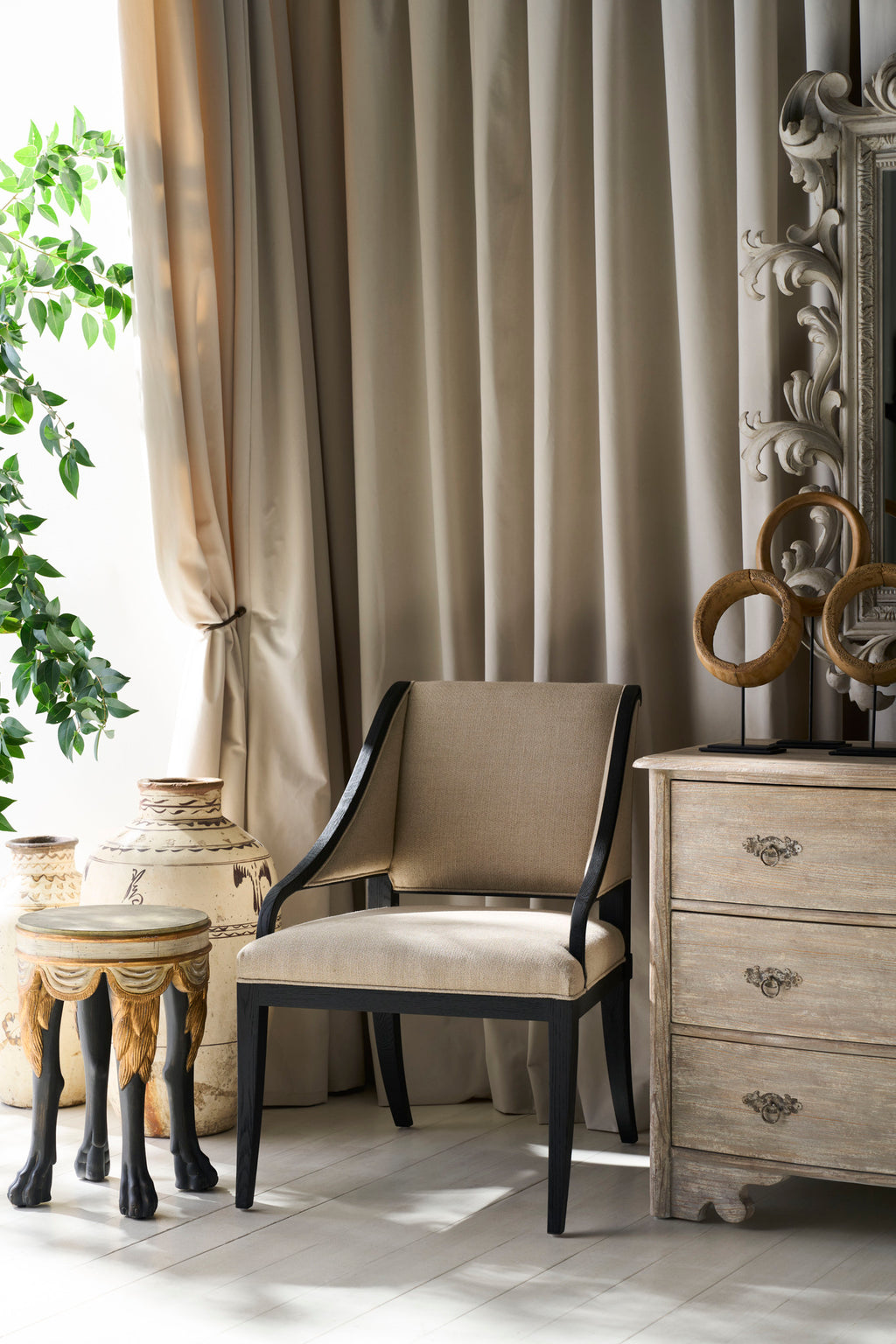 Sören Wirebrushed Accent Chair