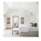 Maison Contemporary Plaster Iron Chandelier