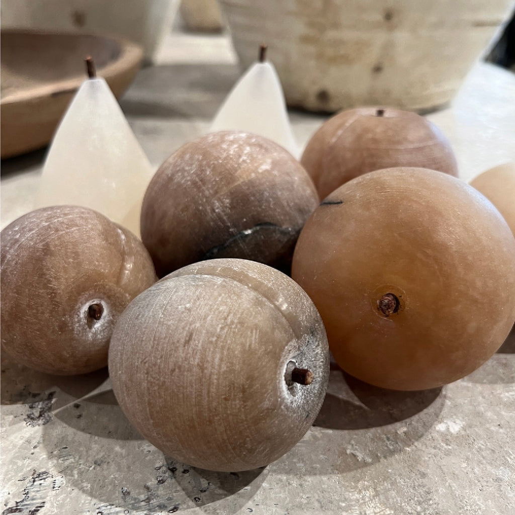 Italian Alabaster Fruit (Set of 9)