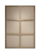 Maison Architectural Grisaille Panel - Grey