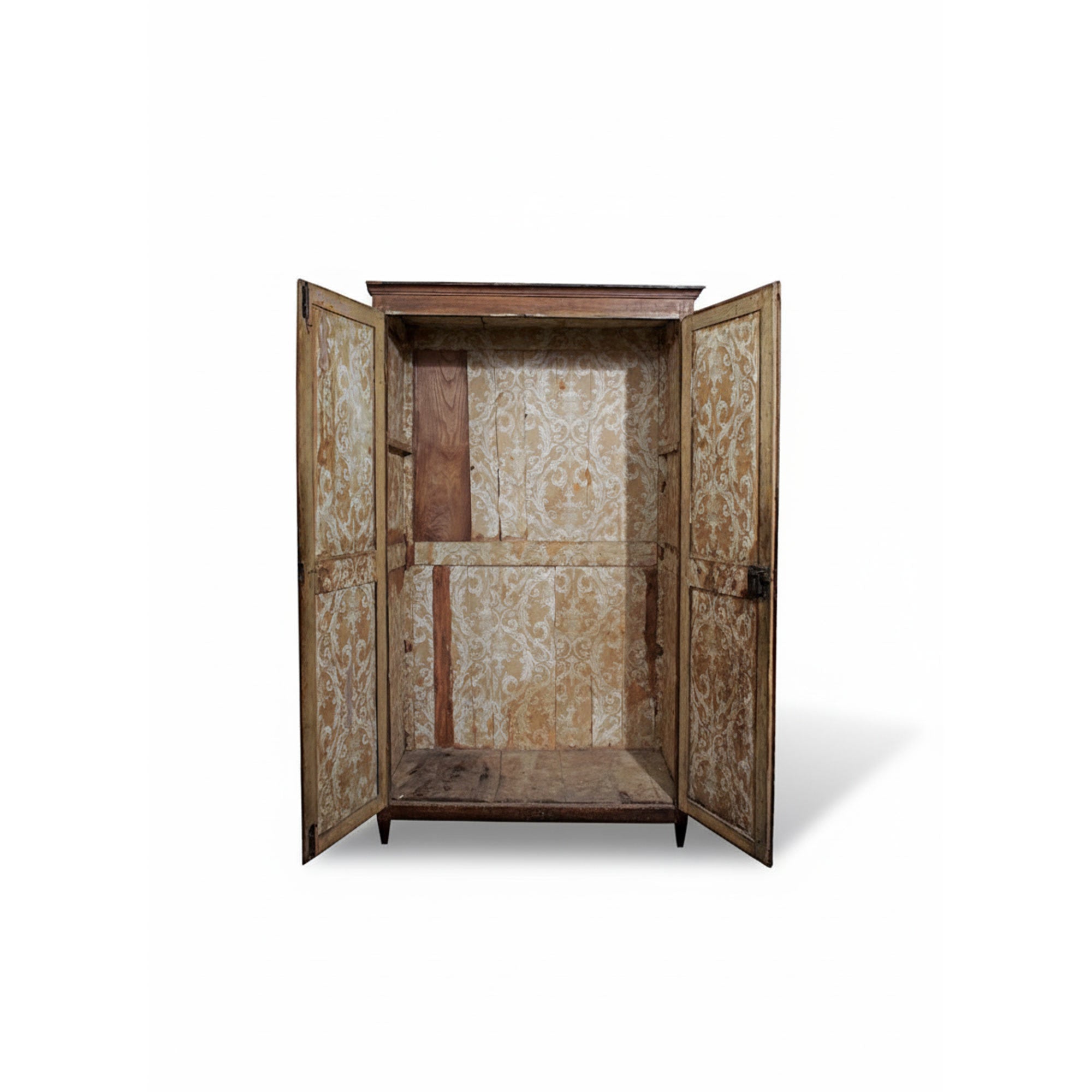 18th Century Louis XIV Painted Armoire