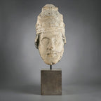 16th Century Italian Limestone Bust of St. Peter
