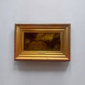 19th Century Painting of Sheep & Hen by Charles Jacque