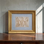 17th Century Northern School 3 Draped Women in 19th Century Gilded Frame