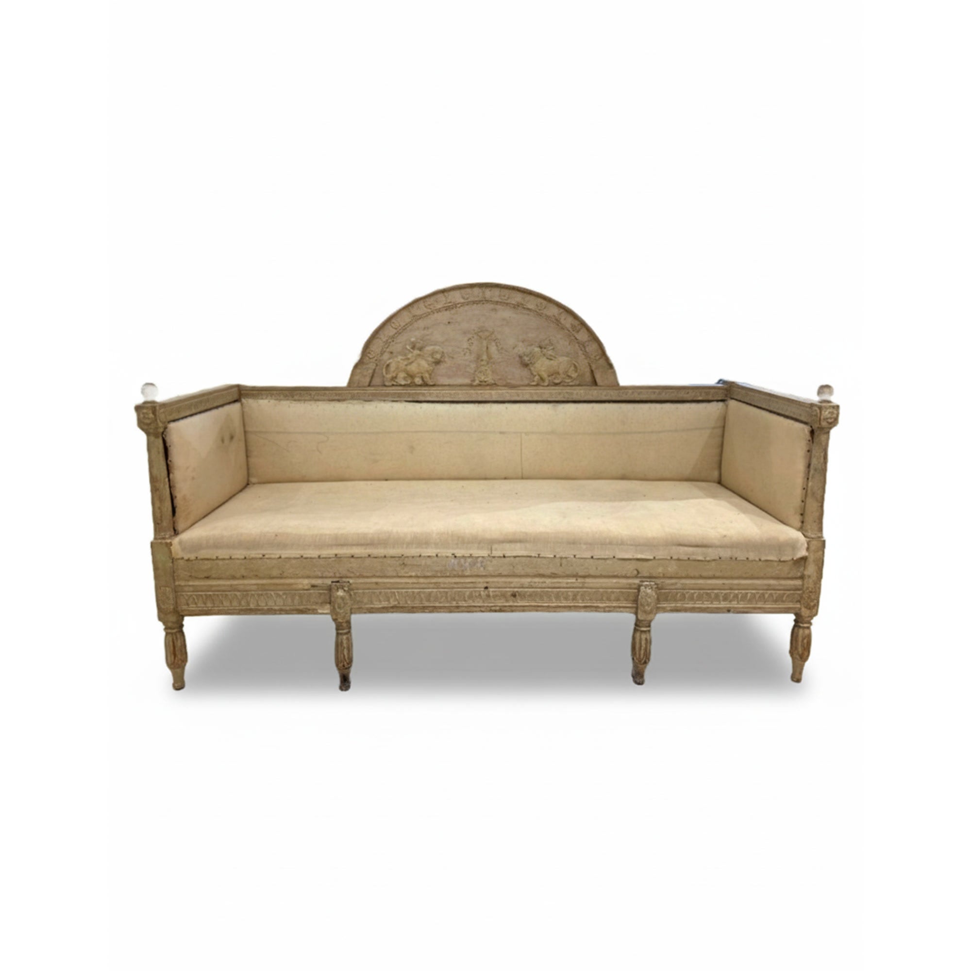Antique Swedish Neoclassical Bench