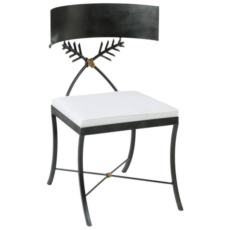 Maison Iron Klismos Chair