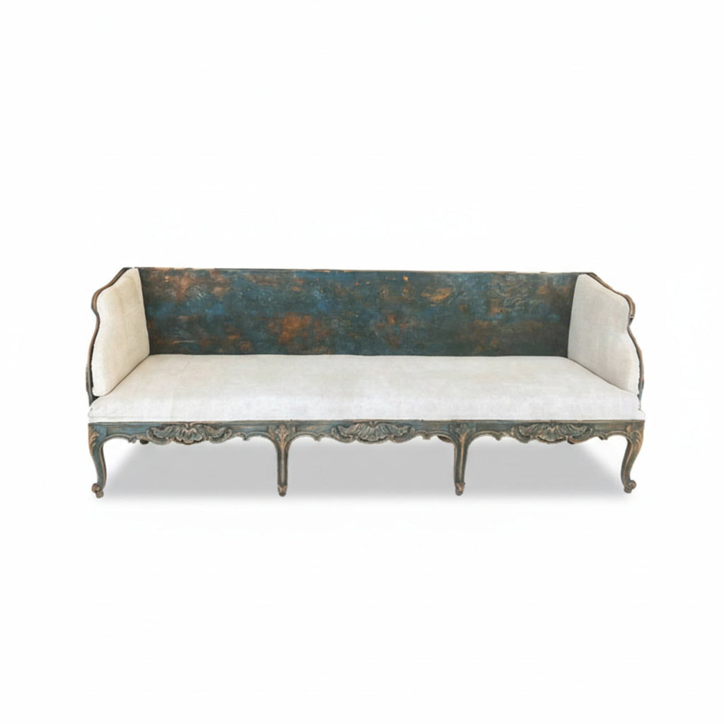 18th Century Large Swedish Trag Sofa