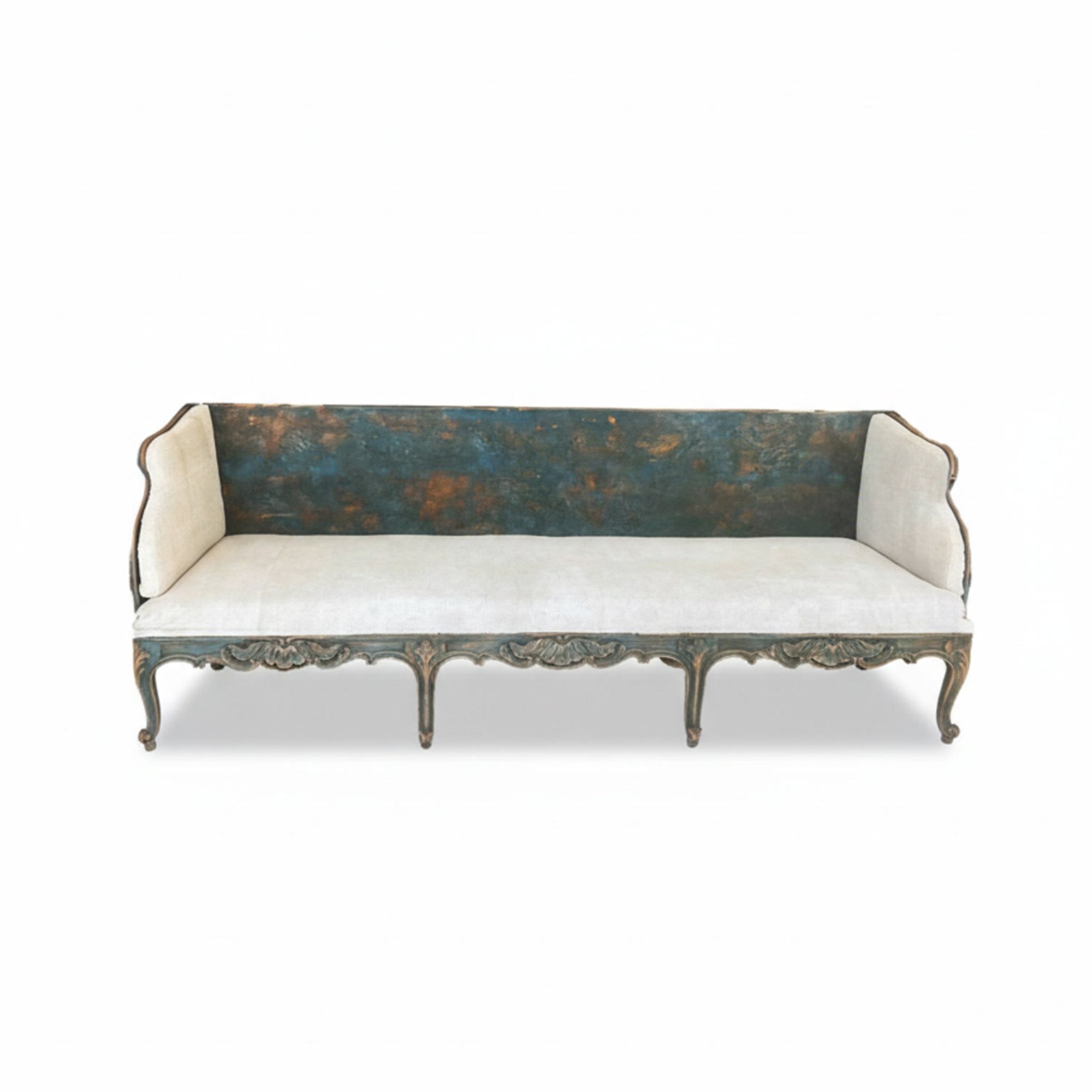 18th Century Large Swedish Trag Sofa