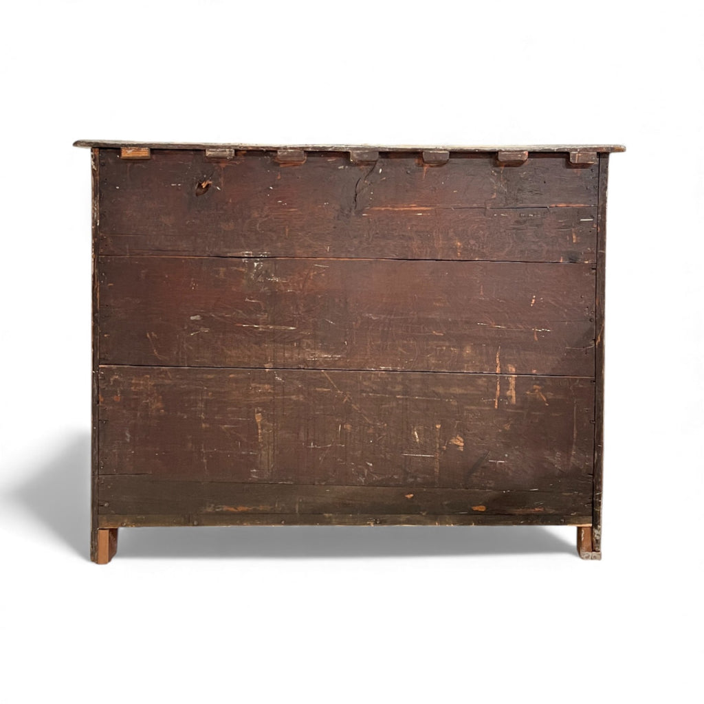 18th Century German Antique Painted Rococo Bombe Chest