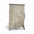 18th Century German Antique Painted Rococo Bombe Chest