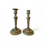 19th Century French Antique Napoleon III Candlesticks