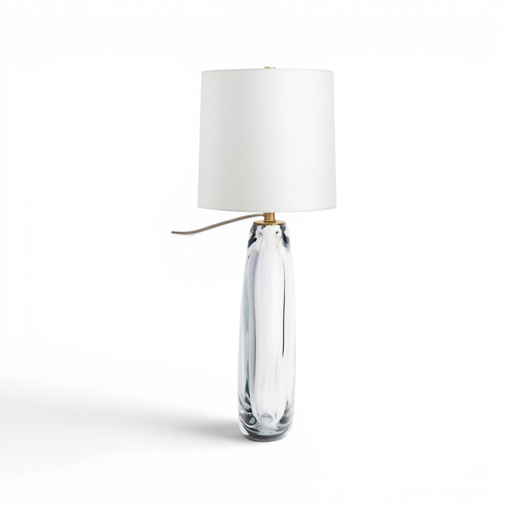 Clear Teardrop Table Lamp