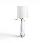 Clear Teardrop Table Lamp