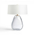 Clear Teardrop Table Lamp