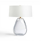 Clear Teardrop Table Lamp