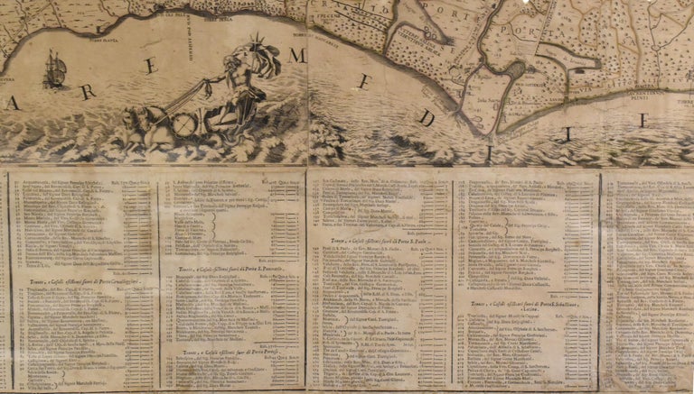 18th Century Map of Rome & Surrounding Vicinity