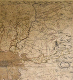 18th Century Map of Rome & Surrounding Vicinity