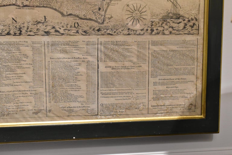 18th Century Map of Rome & Surrounding Vicinity