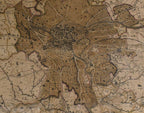 18th Century Map of Rome & Surrounding Vicinity