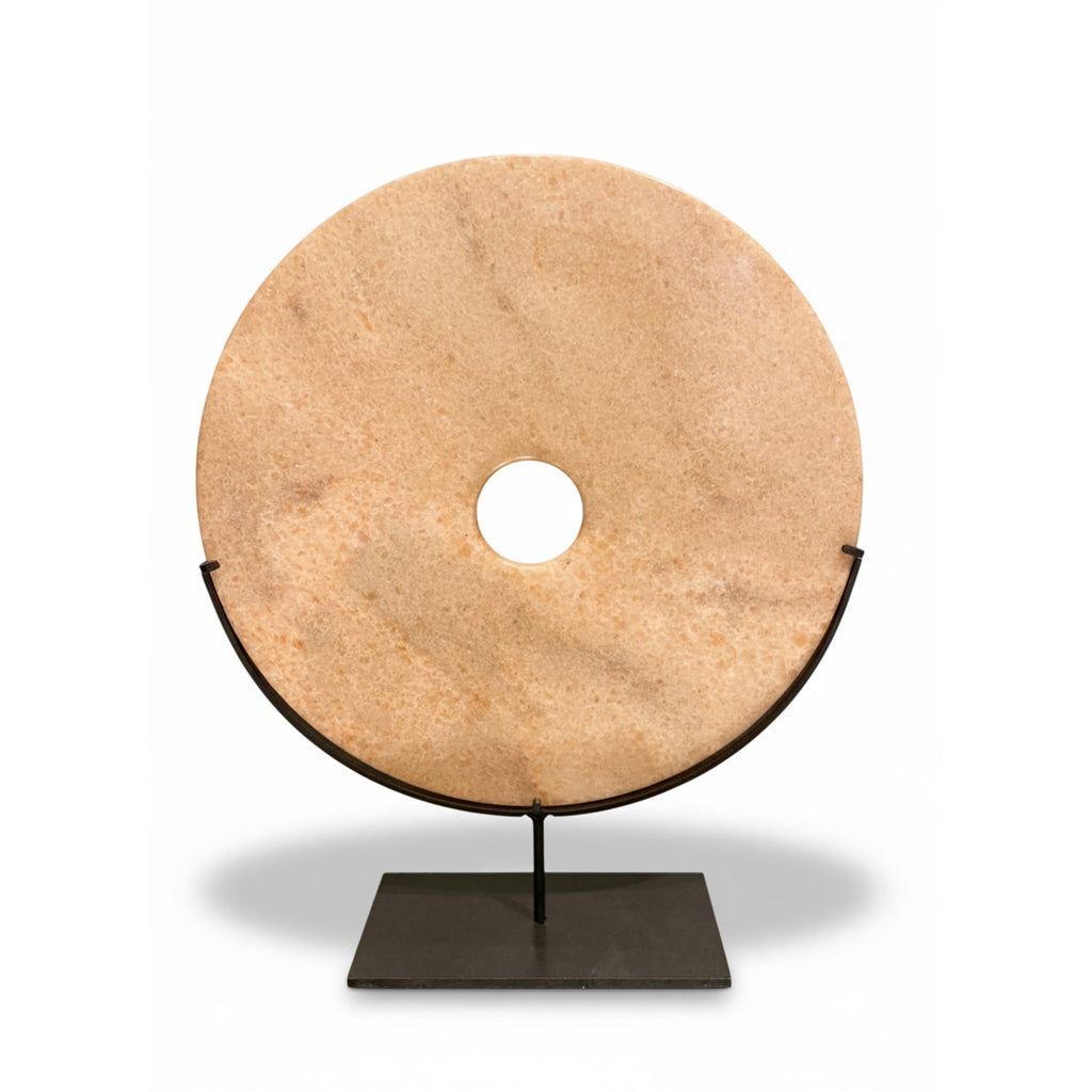 Marble Disc on Stand