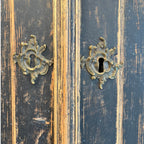 18th Century Swedish Gustavian Black Cabinet or Buffet