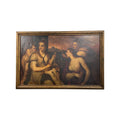 19th Century European Painting depicting "Venus Blindfolding Cupid"
