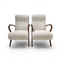 Mid-Century Italian Pair of Chairs Attributed to Paola Buffa