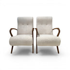 Mid-Century Italian Pair of Chairs Attributed to Paola Buffa