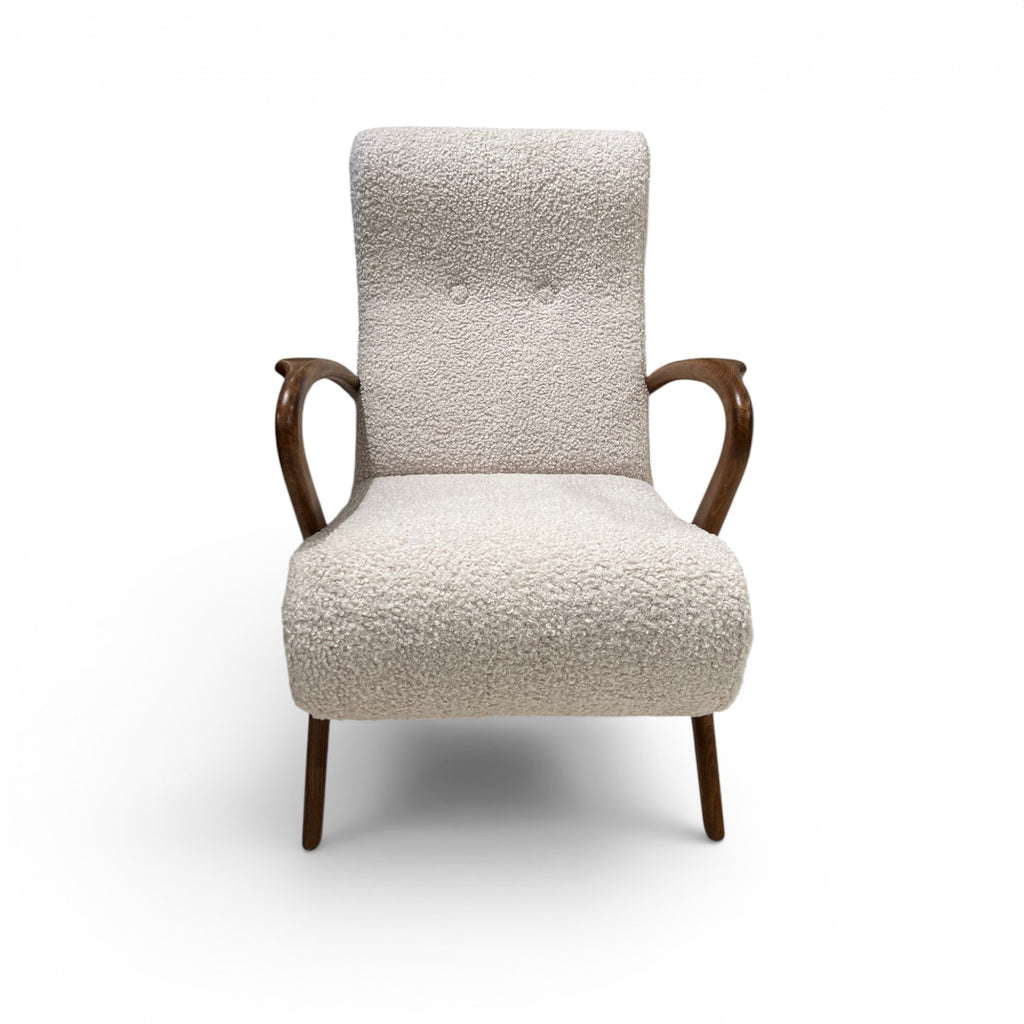 Mid-Century Italian Pair of Chairs Attributed to Paola Buffa