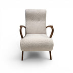Mid-Century Italian Pair of Chairs Attributed to Paola Buffa