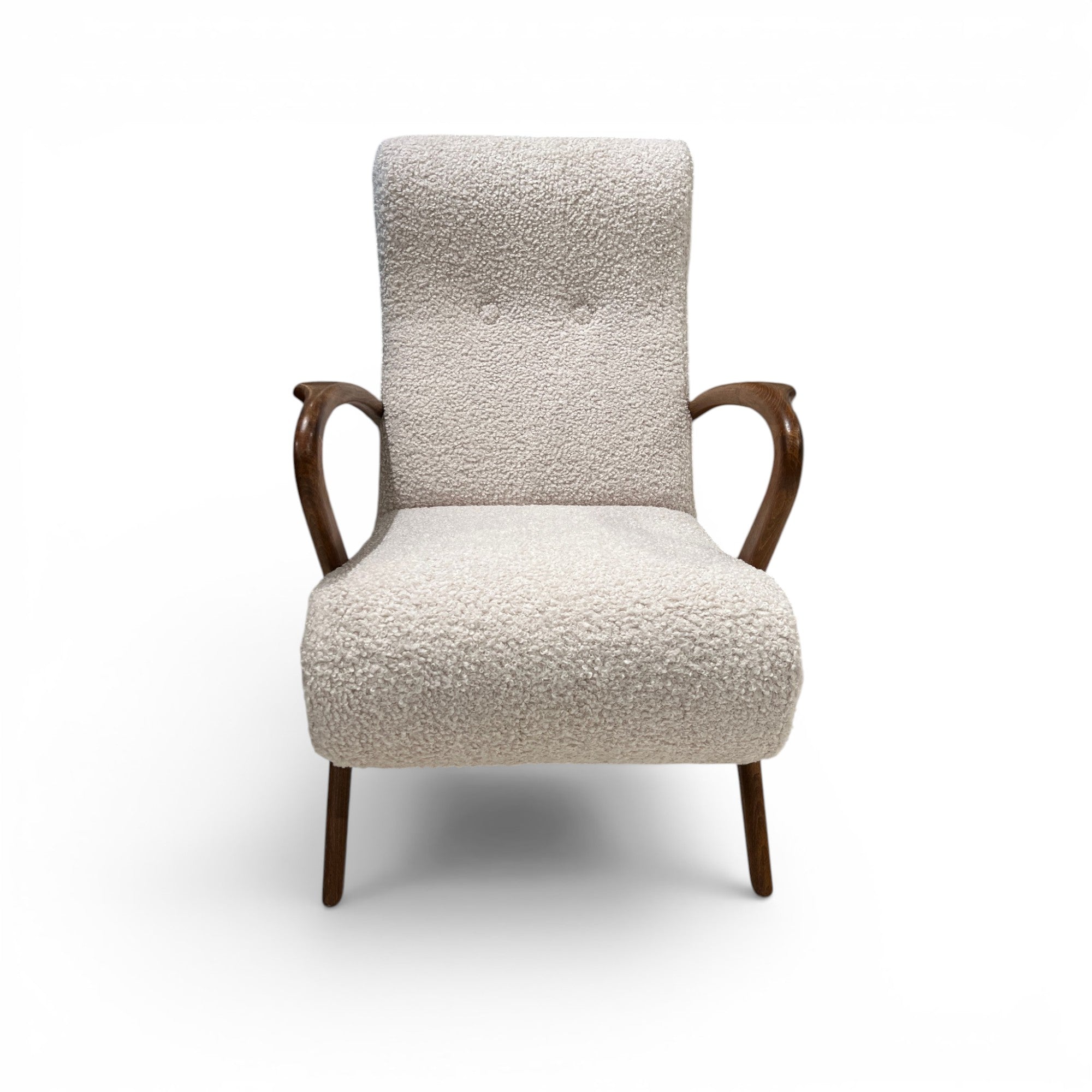 Mid-Century Italian Pair of Chairs Attributed to Paola Buffa