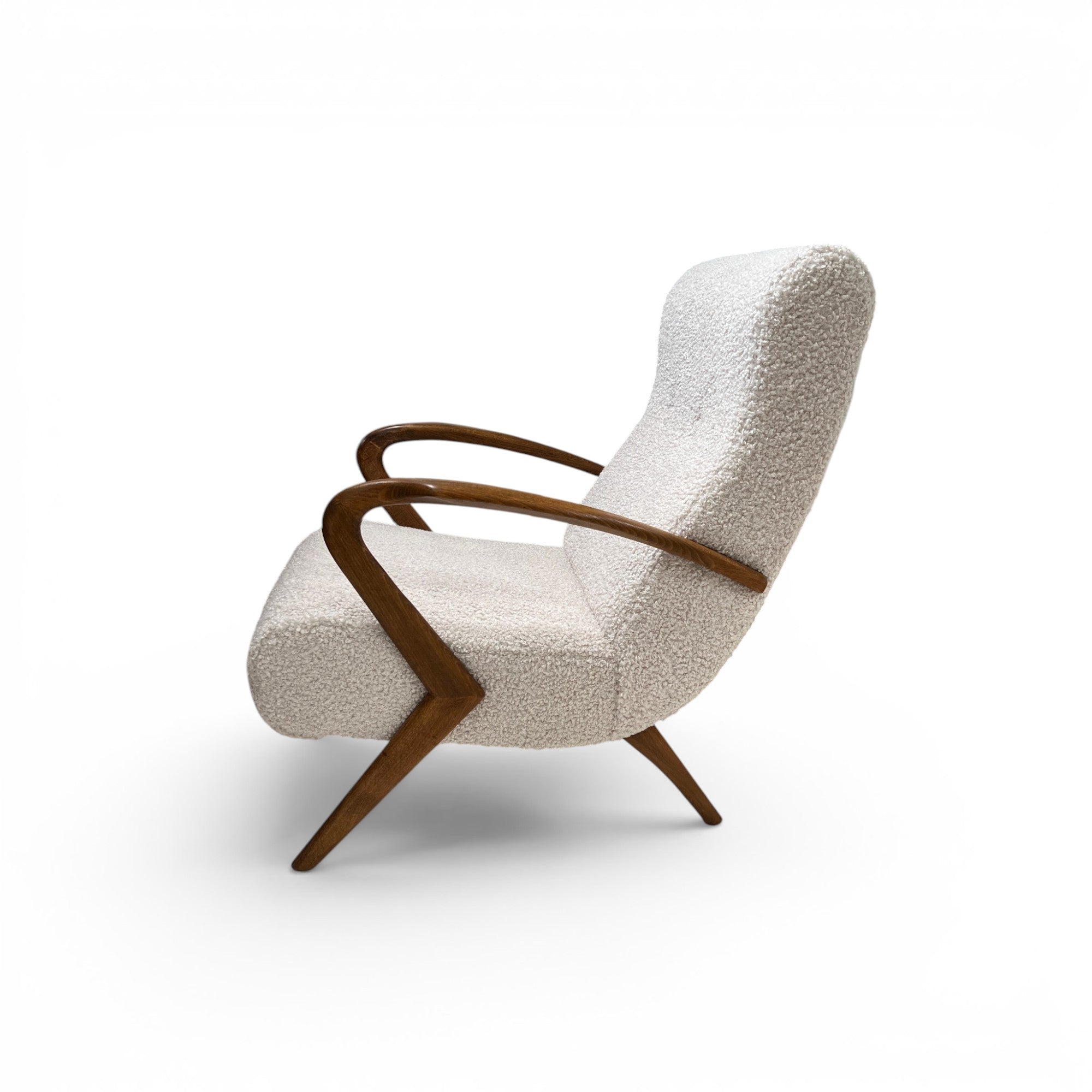 Mid-Century Italian Pair of Chairs Attributed to Paola Buffa