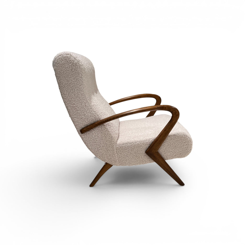 Mid-Century Italian Pair of Chairs Attributed to Paola Buffa