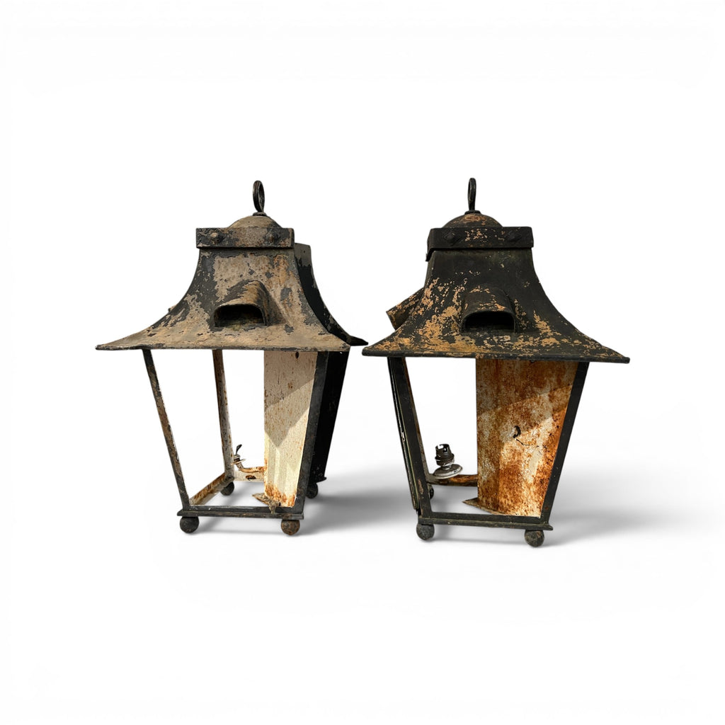19th Century French Wall Lanterns from Colmar