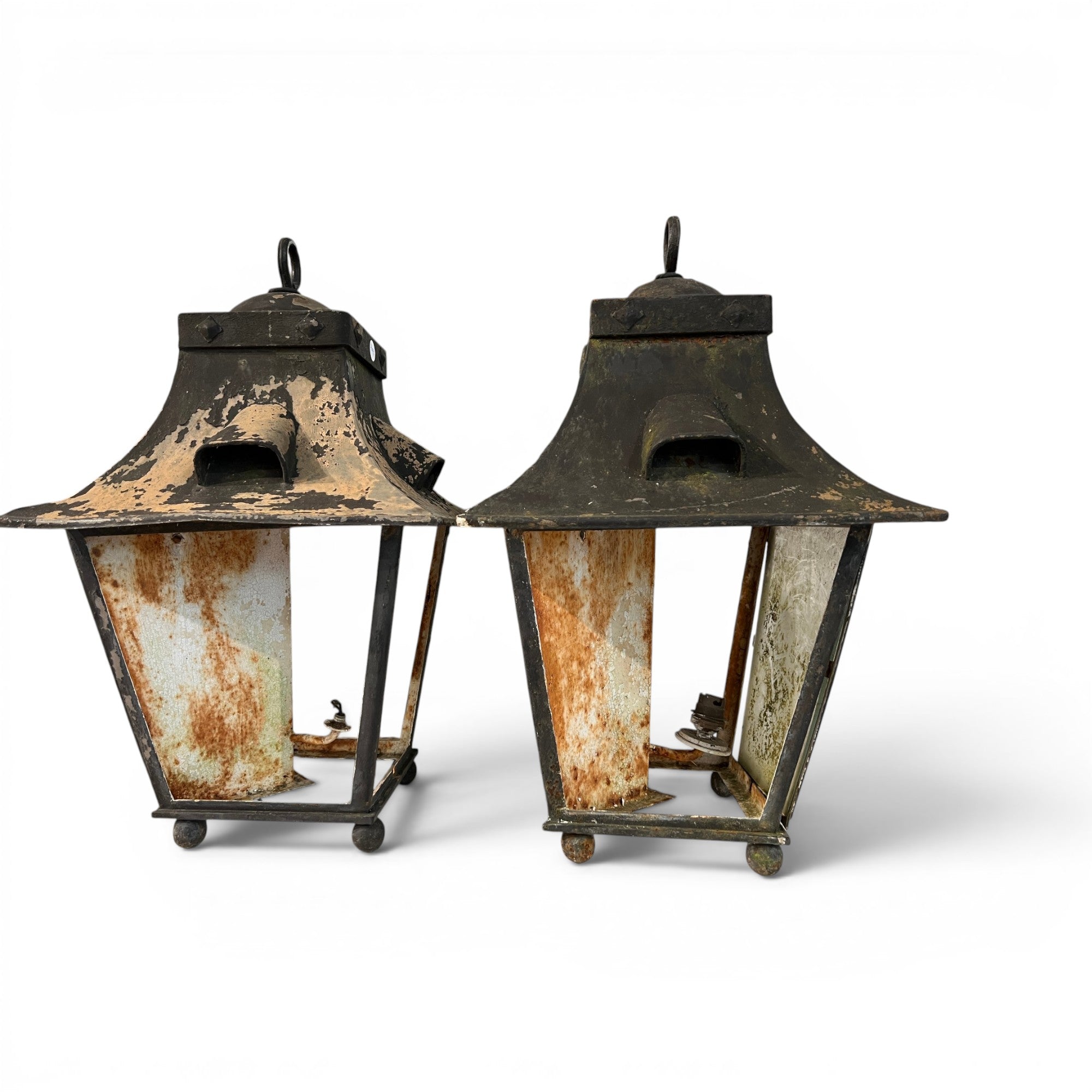19th Century French Wall Lanterns from Colmar